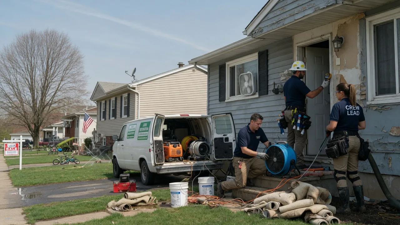 Flood Cleanup in Oak Hill, OH near me