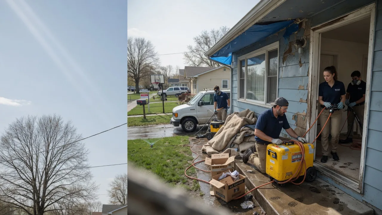 Basement Flood Cleanup in Oak Hill, OH near me